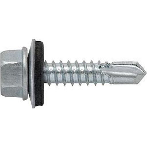[FTO0903] TORNILLO AUTOTALADRANTE M5,5x40mm C/ARANDELA DE 16mm ACERO INOXIDABLE A4