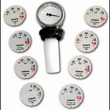 [GDE0012] INDICADOR NIVEL 2" UNIVERSAL 8 ESCALAS