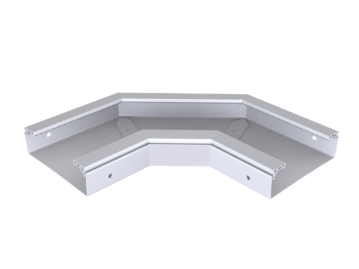 [ECN0549] CURVA PLANA 100x60 BANDEJA PVC 90º 210089
