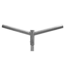 [IVI0006] CRUCETA GALVA 1 mts U60  para 2 LUMINARIAS