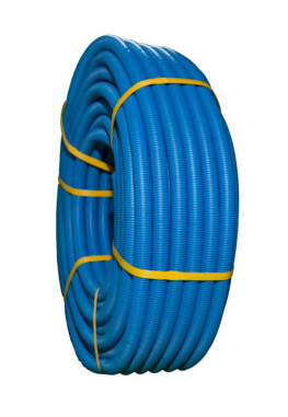 [CTU1588] METRO TUBO TUFONPLAS SANIFLEX AZUL 29MM