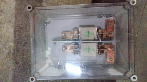 [ECU0256] CUADRO TAPA TRANSP  2 C/ FUSIBLE NH2-250