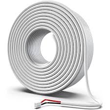 [ECA0540] METRO CABLE TELEFONICO  2 pares 5 mm L. halogenos BLANCO (Rollo 250m)