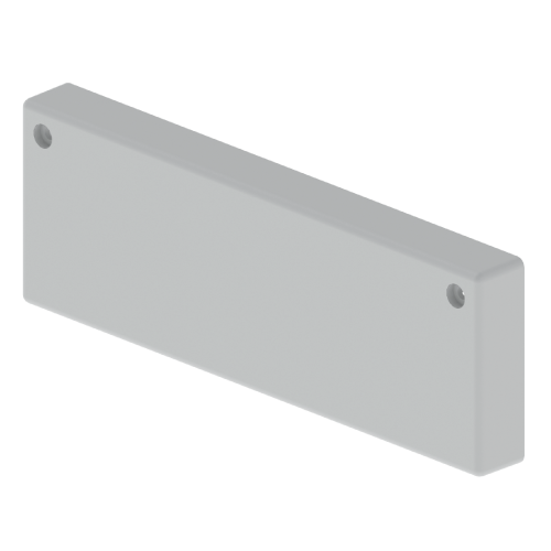 [ECN0614] TAPA FINAL BANDEJA PVC  200x60