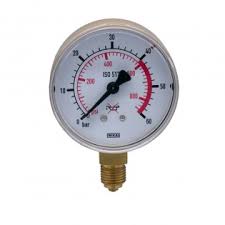 [GHE0642] MANOMETRO NITROGENO BAJA 0-60 bares p/manorreductor