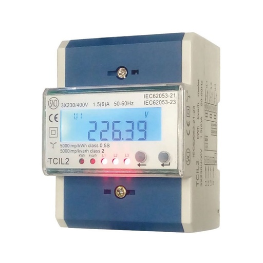 [EAC0001] CONTADOR TRIFASICO SACI 10/80A