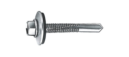 [FTO0982] TORNILLO M5,5x60 AUTOTALADRANTE CON GOMA P/VIGA (E 250ud)