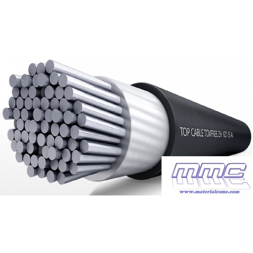 [ECA0622] METRO CABLE ALUMINIO 1x95mm F/NEGRA L.H. XZ1 (S)