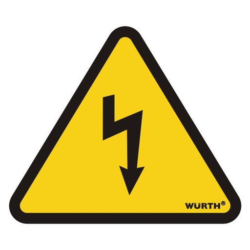 [EAC0637] PEGATINA RIESGO ELECTRICO 210mm AE21 ADHESIVA