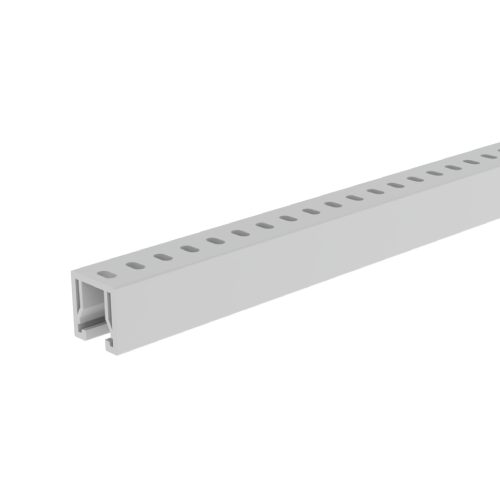 [ECN0641] RAIL UNIVERSAL 50x50x2000mm L. HALOGENOS GRIS