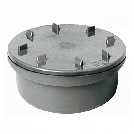 [CTU1989] TAPON REGISTRO PVC 110mm R/M JUNTA GOMA