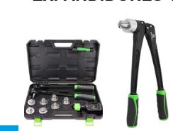 [GHE0699] TENAZA EXPANDIDORA ST-100 3/8" A 1 1/8" c/escariador y cortatubos