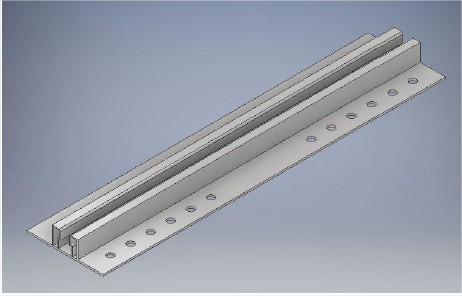 [SES0025] Estructura Microraíl 34x7,5 cm