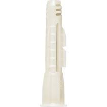 [FTA0017] TACO DE NYLON ZEBRA SHARK BLANCO M12 D12X72MM (25 UNIDADES)
