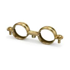 [FSO0854] ABRAZADERA DOBLE M6 22mm DORADA