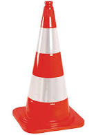 [GSE0007] CONO SEÑALIZACIÓN DE TRÁFICO 50CM