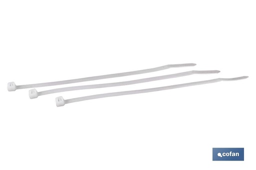 [FSI0109] BRIDA 4,8X360 BLANCA NYLON (BOLSA 100 UD)