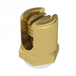 [EAC0054] BORNA TOMA TIERRA D35 BANDEJA LATON