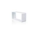 [VCD0078] EMPALME RECTANGULAR 180X90 SIBER