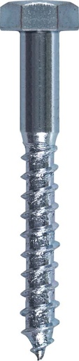 [FTO0306] TORNILLO HEXAGONAL TIRAFONDO 8X70 MM MEDIA ROSCA PARED (200 UNIDADES)