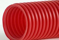 [ECN0086] METRO TUBO CANALIZACION 110MM ROJO c/guia