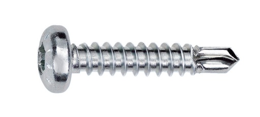 [FTO0317] TORNILLO AUTOROSCANTE M4,8x60mm CINCADO CABEZA CILINDRICA (E 100ud)