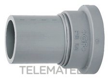 [CVA0642] PORTABRIDAS PPR D110mm CON JUNTA PLANA  TERMOSOLDABLE (ABN-GRIS)