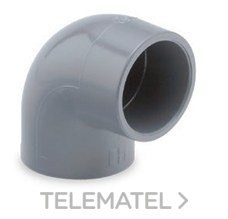 [CVA0643] CODO PPR 90º 75mm H-H termosoldable  (ABN-GRIS)