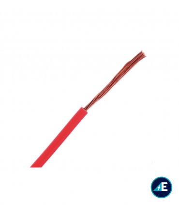 [ECA0128] METRO CABLE  1,00mm ROJO(200 mts) L.HALOGENOS H05Z1-K