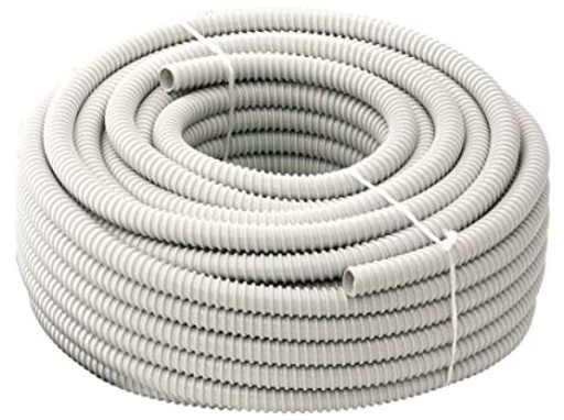 [ECN0161] METRO TUBO CORRUGADO 32mm BLANCO