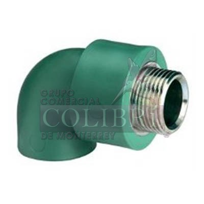[CTU0701] CODO PPR 90º 25mm- 3/4" R/M