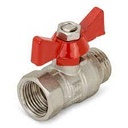 [CVA0754] VALVULA ESFERA 1" M-H LATÓN ACTUADOR PALOMETA / VALVULA ESFERA MINI