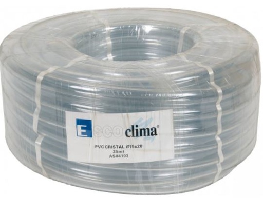 [CTU0717] METRO TUBO CRISTAL D6X9 mm (ROLLO 25 m)
