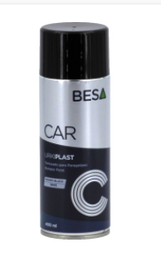[FSI0148] SPRAY  PINTURA COLOR NEGRO 400ML BESA CAR