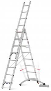 [GHE0169] ESCALERA 3X10 TRANSF. C/TRAVIESA EXTENSIBLE