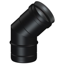 [CCA0092] CODO DINAK 45º  d80mm NEGRA