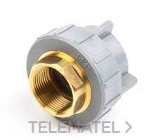 [CVA0798] TERMINAL PPR R/H TUERCA HEX 40x1 1/4 FASER  TERMOSOLDABLE (ABN-GRIS)