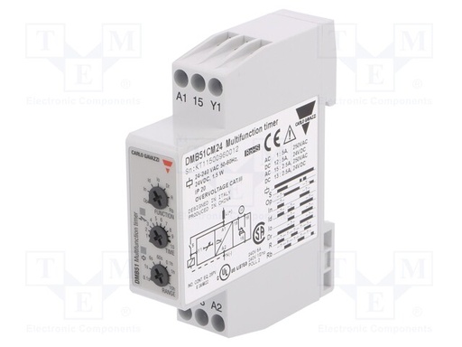 [EPR0171] RELE TEMPORIZADO MULTIF DMB51CM24 24-240VAC CGAVAZZI