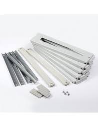 [ECU0046] KIT 3 TAPAS 150mm + 3 carril DIN