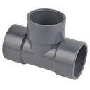 [CTU1030] TE PVC 90º 40mm H-H-H PRESION