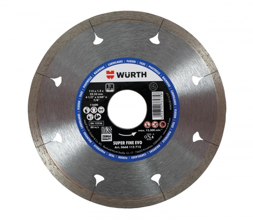 [FSI0170] DISCO DE DIAMANTE SUPER FINE EVO 115 MM