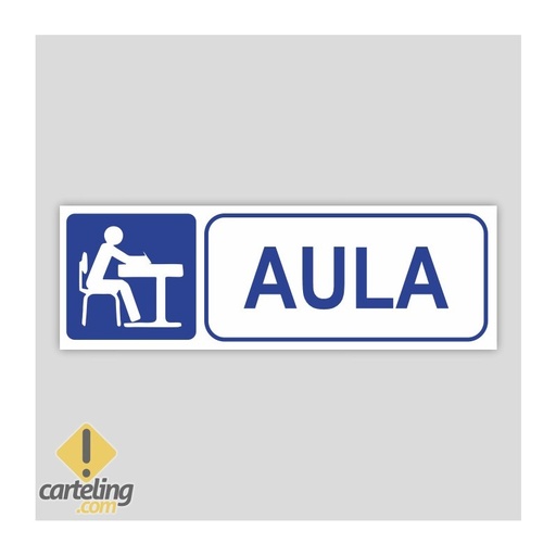 [GES0021] CÁRTEL PVC3mm IMPRESO 19X7CM