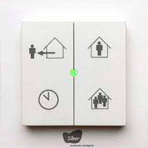 [CAA0051] MANDO PULSADOR 4 BOTONES INALAMBRICO SIBER