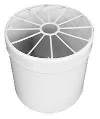 [VCA0006] Difusor troncal exterior aluminio diametro 80 mm