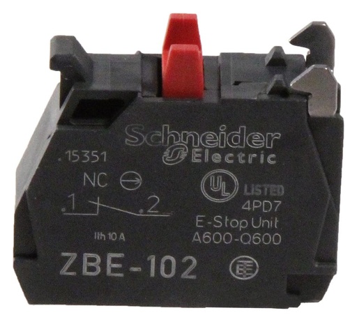 [EAC0225] BLOQUE CONTACTO ZBE102 TELEMECANIQUE