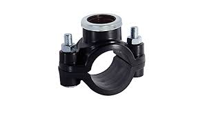 [CTU1176] COLLARIN BH 110mm  CON SALIDA 1"  AZUL PVC/PE