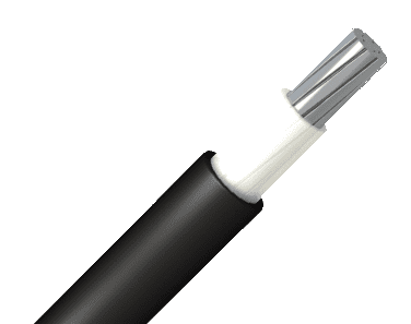 [ECA0256] METRO CABLE ALUMINIO 1x150mm XZ-1 negra