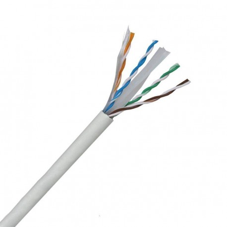 [ECA0261] METRO CABLE DATOS CAT6 UTP BLANCO (305 METROS)