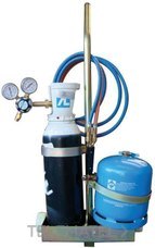 [GHE0302] EQUIPO SOLDADURA AUTOGENA PORTAT. OXI-BUTANO 2.8 mang. 3 m.