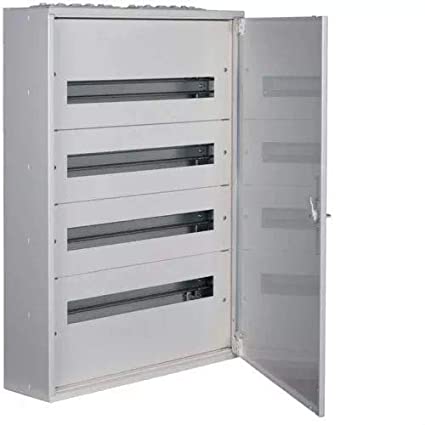 [ECU0082] COFRET DISTRIBUCION SUPERFICIE METALICA  CLASE I 4 FILASX24MOD  96MOD.